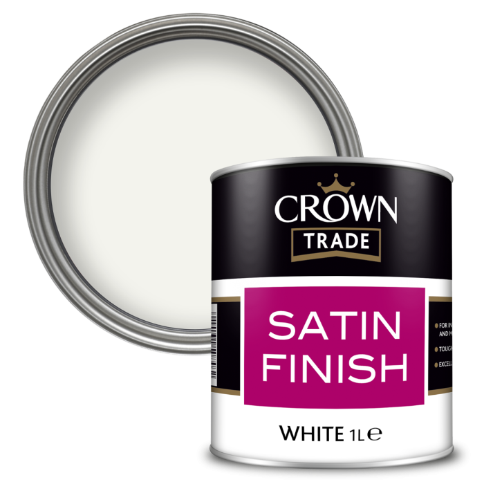 Crown Trade Satin Brilliant White